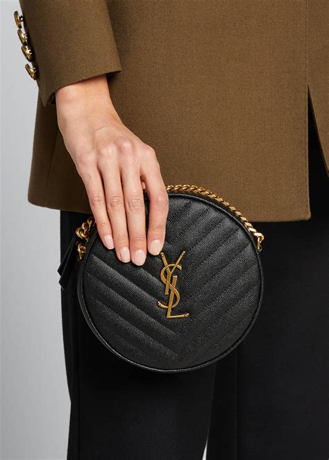 circle ysl bag|all black ysl bag.